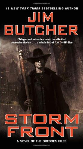 Jim Butcher's Storm Front (Dresden Files) book cover